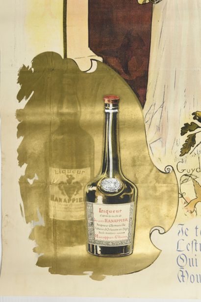 null GUYDO, Liqueur Hanapier, 

Camis, 

130 x100 cm

(déchirures à l'image et à...