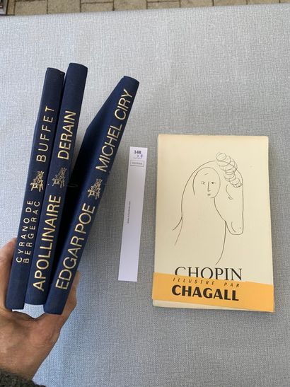 null Un ensemble de 4 volumes : Chopin illustré par Chagall ; Cyrano de Bergerac...