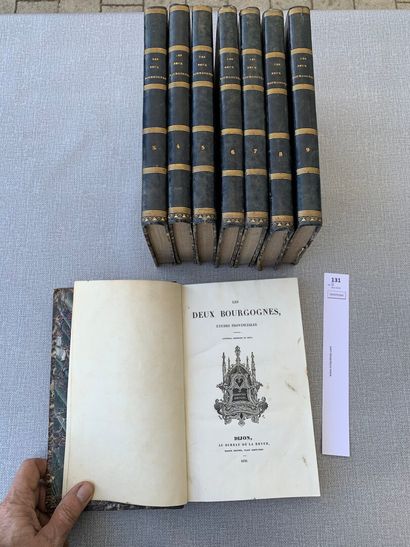 null [Bourgogne Franche-Comté]. Les Deux Bourgognes, études provinciales. 8 volumes...