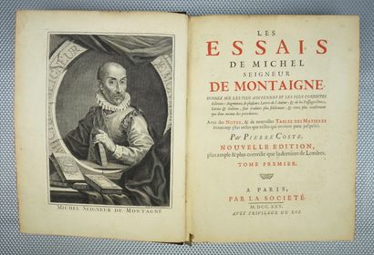 null MONTAIGNE (Michel de) : Les Essais de Michel, seigneur de Montaigne, donnez...