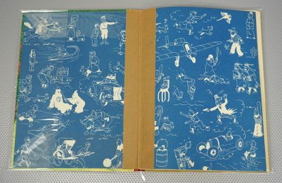 null The Broken Ear. 1955. 4th plate B15. Red cloth spine. Dark blue endpaper.



Very...