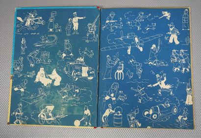 null The Mysterious Star. 1954. 4th plate B9. Red cloth spine, dark blue endpaper....
