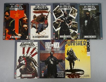 null The PUNISHER 15 volumes.



Albums souples, du 1 au 12, plus le 16.



On joint :

Punisher...