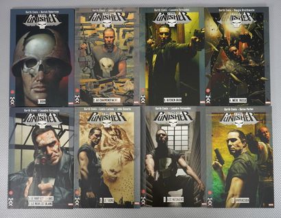 null The PUNISHER 15 volumes.



Albums souples, du 1 au 12, plus le 16.



On joint :

Punisher...