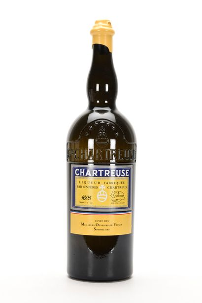 null 1 JERO CHARTREUSE CUVÉE DES MEILLEURS OUVRIERS DE FRANCE 300 cl 45% (mise 2014)...