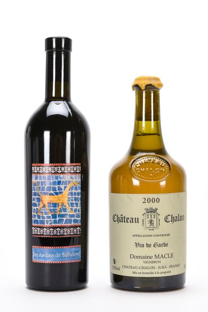 null 1 B CHÂTEAU CHALON (capsule avec cire abimée) Jean Macle 2000

1 50 Cl JURANÇON...