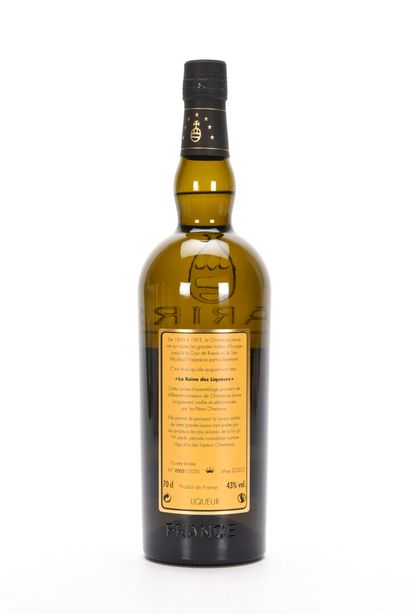 null 1 B CHARTREUSE JAUNE LA REINE DES LIQUEURS Édition limitée 70 cl 43% (étui)...