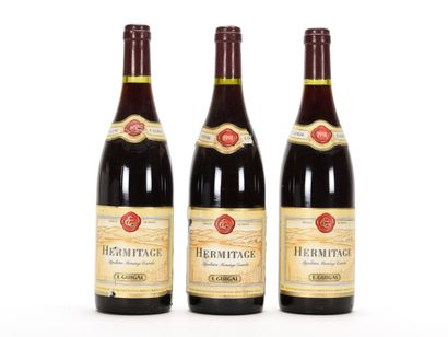 null 3 B HERMITAGE Rouge (1 e.a; 1 e.t.a; 2 clm.a.) Guigal 1991