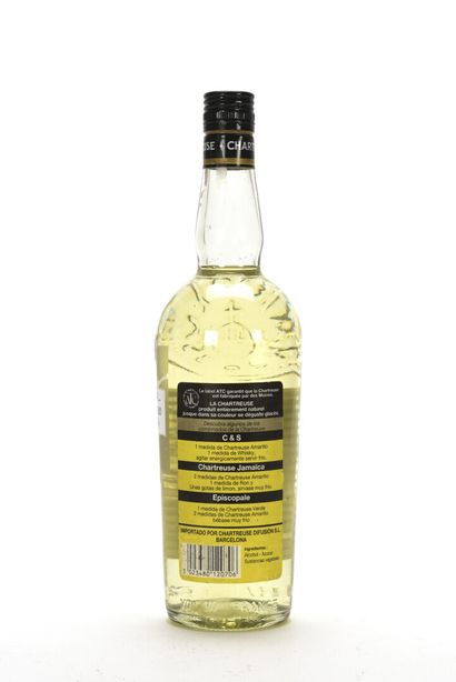 null 1 B CHARTREUSE JAUNE VOIRON PÉRIODE 1992-2006 70 cl 40% (5,5 cm; e.a.; capsule...