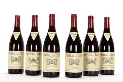 null 6 B CÔTES DU RHÔNE Rouge Château des Tours 2017