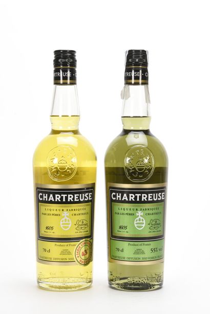 null 1 B CHARTREUSE VERTE SANTA TECLA Edition limitée 70 cl % 55% (pour les festivités...