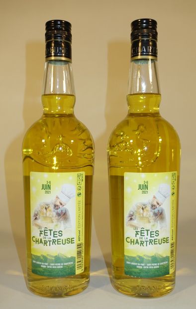 null 2 B CHARTREUSE JAUNE ÉDITION LIMITÉE "LES FÊTES DE LA CHARTREUSE 3-6 JUIN 2021"...