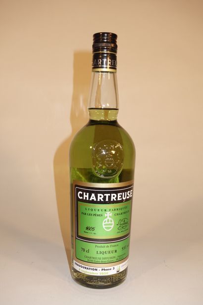 null 1 B CHARTREUSE VERTE 70 cl 55% "Inauguration phase 3 4 septembre 2020 Grand...
