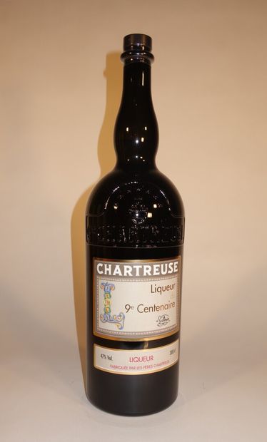 null 1 JERO CHARTREUSE LIQUEUR DU 9ème CENTENAIRE 300 cl 47% (étui) (mise 2021; n°389)...