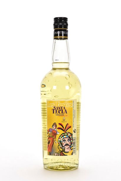 null 1 B CHARTREUSE JAUNE SANTA TÉCLA Édition limitée 70 Cl 40% (pour les festivités...