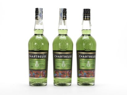 null 3 B CHARTREUSE VERTE SANTA TÉCLA Édition limitée 70 Cl 55% (pour les festivités...