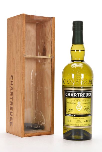 null 1 B CHARTREUSE JAUNE LA REINE DES LIQUEURS Édition limitée 70 cl 43% (Caisse...