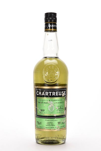 null 1 B CHARTREUSE VERTE VOIRON 70 cl 55% (mise en 1996) (6 cm; e.t.a.) Pères Chartreux...