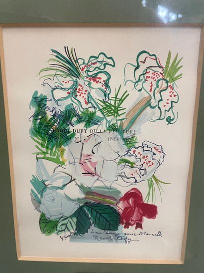 null Raoul DUFFY

Fleurs 

Lithographie

24 x 18 cm