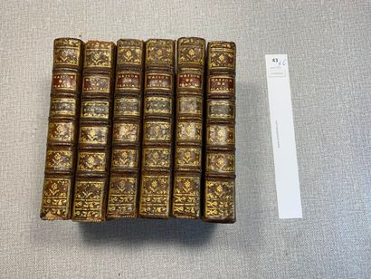 null David Hume. Histoire de la maison de Plantagenet. 6 volumes in-12 reliés cuir....