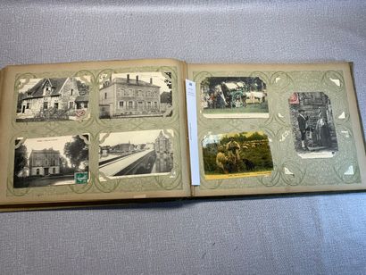 null [CPA]. Un album de cartes postales anciennes de vues diverses (France). Album...