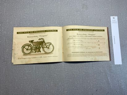 null Catalogue publicitaire. Cycles et motocycles Peugeot. 24 pages. Saison 1906...