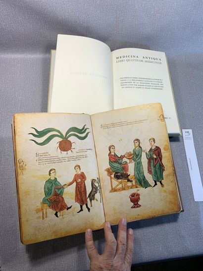 null Medicina Antiqua. Fac simile du codex Vindobonensis 93 conservé à la bibliothèque...