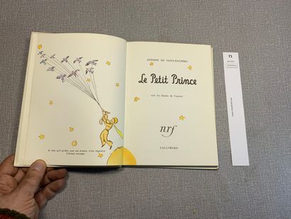 null Saint-Exupéry. Le Petit Prince, avec les dessins de l'auteur. Plein cartonnage...