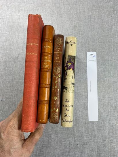 null Un ensemble de 4 volumes : Les soliloques de Jean Rictus, illustré par Steinlen ;...