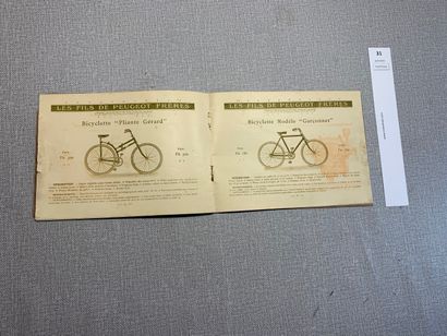 null Catalogue publicitaire. Cycles et motocycles Peugeot. 24 pages. Saison 1906...