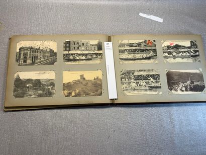 null [CPA]. Un album de cartes postales anciennes de vues diverses (France). Album...
