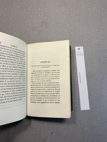 null Missions de Chine. Mémoire sur l'état actuel de la mission du Kiang-Nan.1842-1855.Par...