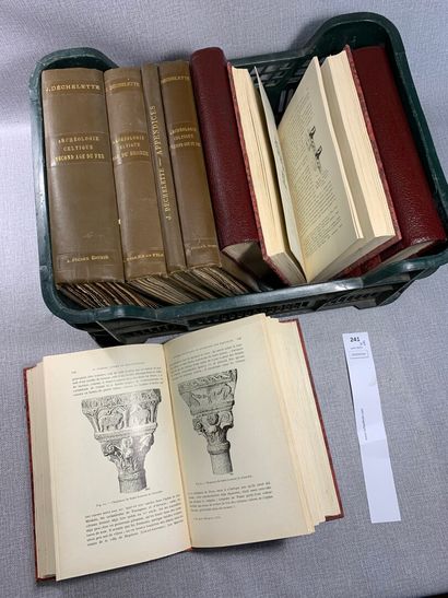 null Manuels d'histoire de l'art et d'archéologie. 8 volumes par Déchelette et Camille...