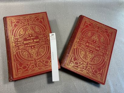 null Paul Lacroix. Un ensemble de 2 volumes : Les Arts du Moyen-Age et Moeurs et...