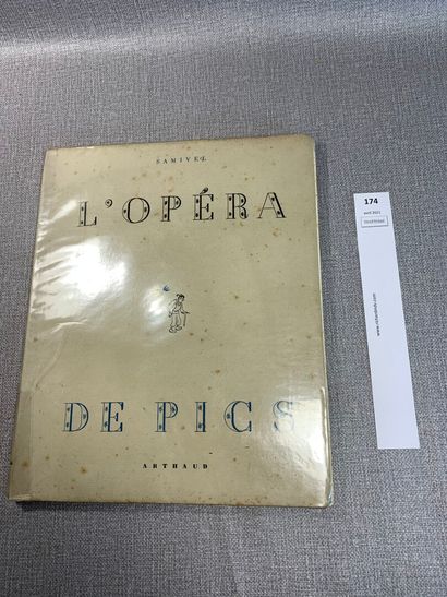 null Samivel. L'Opéra de Pics. 1 volume in-4 en feuilles. 1945. (Rousseurs).
