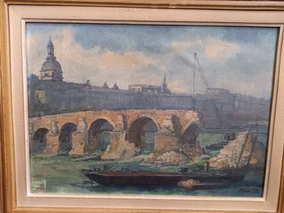 null CORNU GIRAUD

Le pont de la Guillotière en 1933

Huile sur toile

33 x 46.5...
