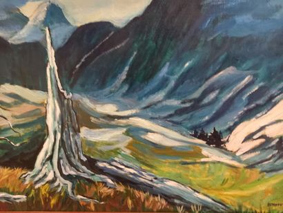 null P. CROTET

Paysage de montagne

Huile sur panneau

36 x 23 cm