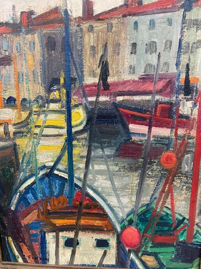 null Jean FINAZZI (1920-1971)

Port de la Rochelle

Huile sur toile

55 x 38 cm