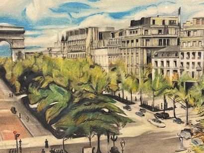 null Georges TRALLET

Vue des Champs Elysées

Signée et datés en bas à gauche 1954

49...