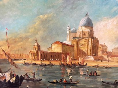 null HUSSENT

Vue de Venise 

Huile sur toile

48 x 59 cm

Signée en bas à droit...