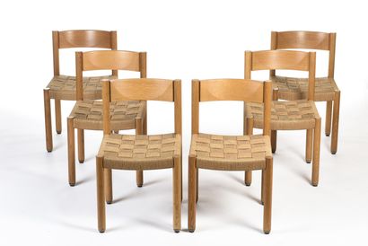 null ROBERT (NÉ EN 1931) & TRIX HAUSSMANN (1933-2020)

Suite de six chaises modèle...