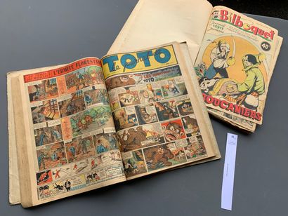 null Bilboquet. Album n°1 (1938). Joint : Le journal de Toto, 2ème année (1938-1939)....