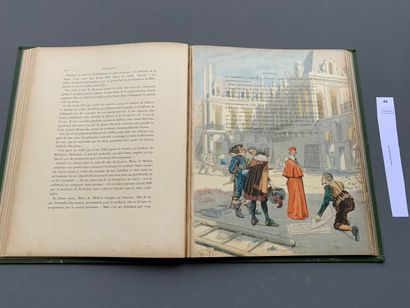 null Théodore Cahu. Richelieu. Illustrations de Maurice Leloir. 1 volume in-folio...