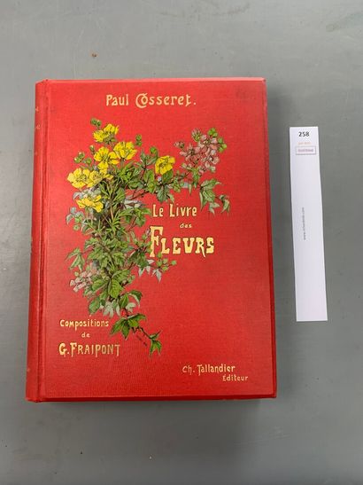 null Paul Cosseret. Le livre des fleurs illustré par Gustave Fraipont. Plein cartonnage...