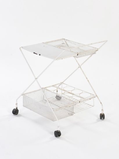 null WORK 1950

Trolley with white lacquered metal structure with two compartmentalized...
