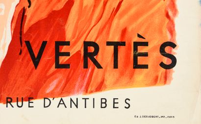 null Marcel VERTES (1895-1961)

Lithographed poster in colors.

Gallery 65, Cannes.



Printed...