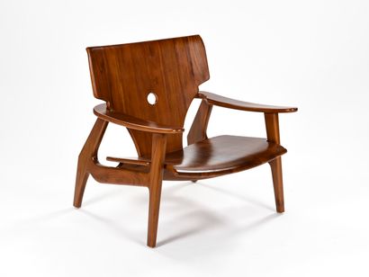 null Olivier DE SCHRIJVER (born in 1958)

Pair of armchairs model Zen with large...