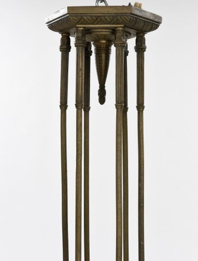 null MULLER FRERES in Luneville

Large chandelier with a silver plated bronze frame...