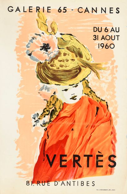 null Marcel VERTES (1895-1961)

Lithographed poster in colors.

Gallery 65, Cannes.



Printed...