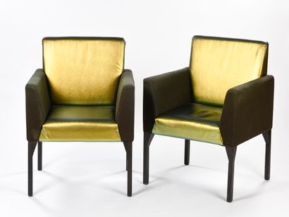 null Imelda BRUGIAFREDDO & Gian Carlo TRANZATTO 



Suite of two armchairs model...